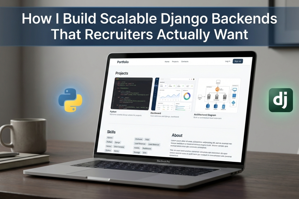 How I Build Scalable Django Backends That Recruiters Actually Want