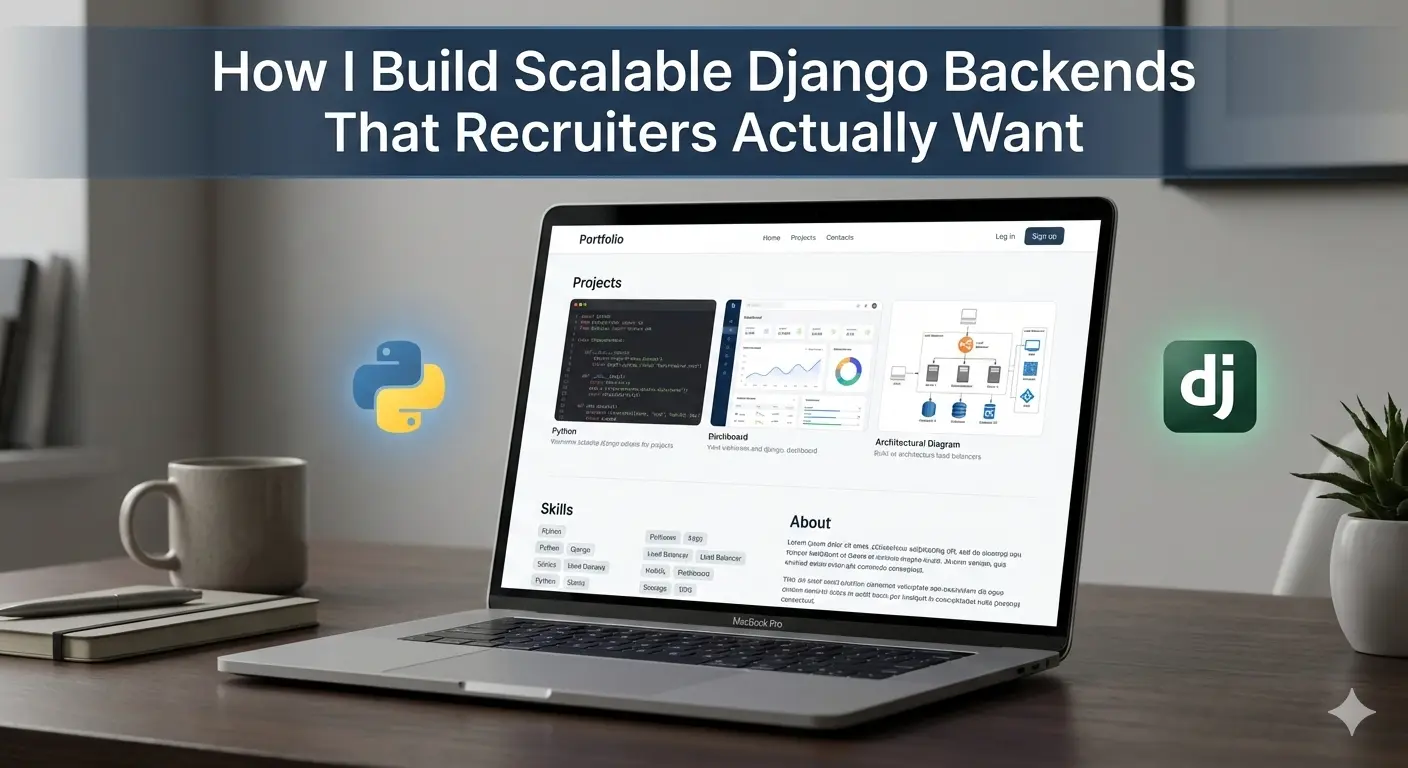 How I Build Scalable Django Backends That Recruiters Actually Want